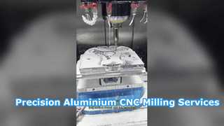 Servicio que muele de aluminio del CNC