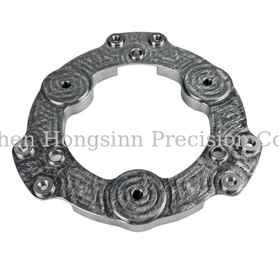 Buen precio Partes mecanizadas CNC de alta precisión de 0,01 mm de tolerancia en aleación de aluminio con mecanizado CNC de cinco ejes En línea