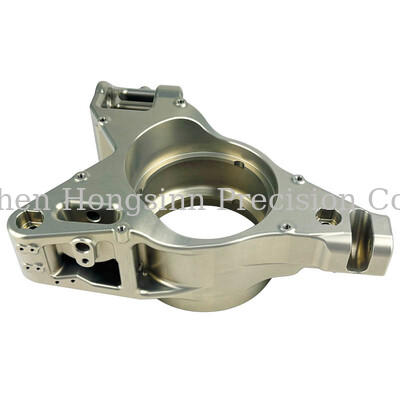 Buen precio Piezas de aluminio mecanizadas CNC de 5 ejes. Anodizado duro. En línea